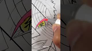 Drawing Letter 'A' - Akaza #Shorts