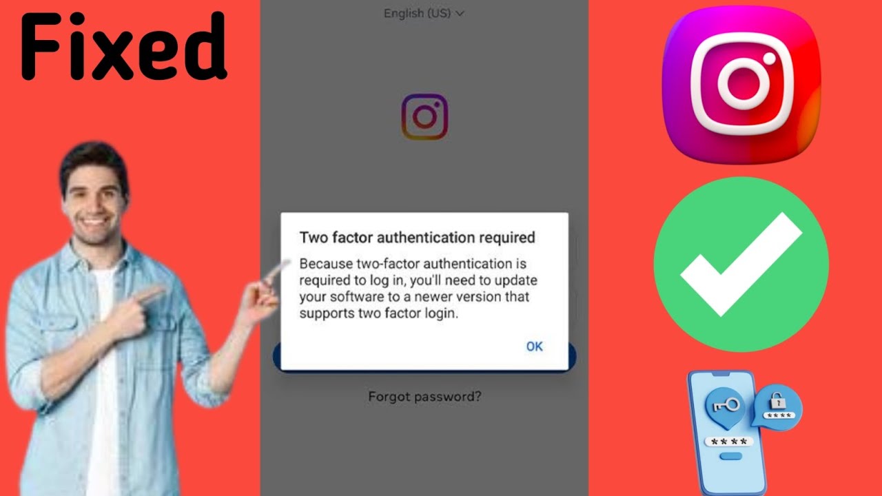 How to Fix Instagram Two factor authentication required to Login Problem