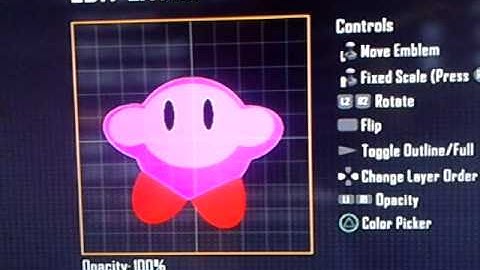 Kirby  emblem tutorial black ops 2