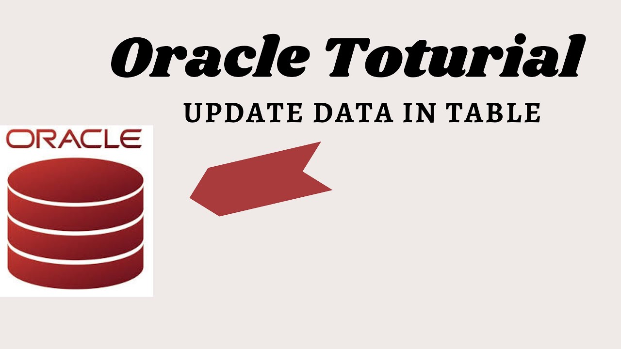 Update Table Data | Oracle Tutorial | #ComplexToEasy - YouTube
