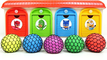 Satisfying Garage ASMR | Oddly Relaxing 5 Slime Balls Unboxing Magic Garage From Create Sounds ASMR