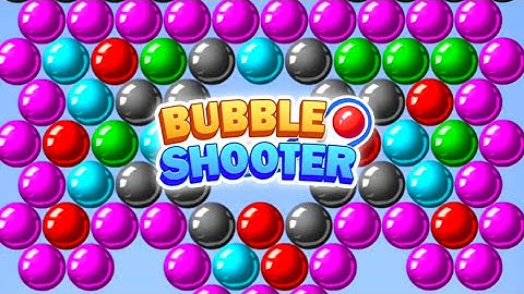 Bubble Shooter Android Gameplay Level 4 & 5 Pop All Bubbles 💭💥