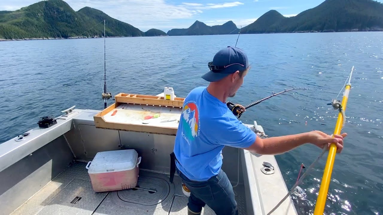 Fishing a Deep Sea Hole FILLED with HUNGRY HALIBUT 