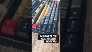 Keychron K6 Pro x Akko V3 Creamy Yellow Pro