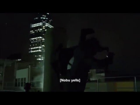 Daredevil and punisher vs hand final fight scene