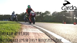 Take A Lap With Cardo Riding With Ducati At The Motoamerica Round At New Jersey Motorsports Park