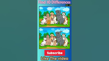Only 2% Can Find All 10 Differences! 🔥 Puzzle Test  #puzzlechallengeusa #iqtestusa #brainteasers