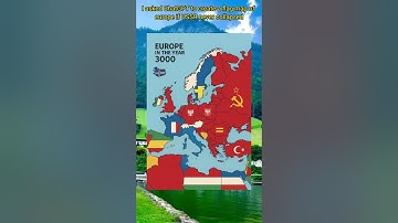 I asked ChatGPT to create a flag map of europe if USSR never collapsed #map #europe #chatgpt #shorts
