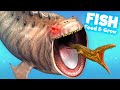 LEVEL 9,999 DINOSAUR BLOOP! | Feed &amp; Grow Fish