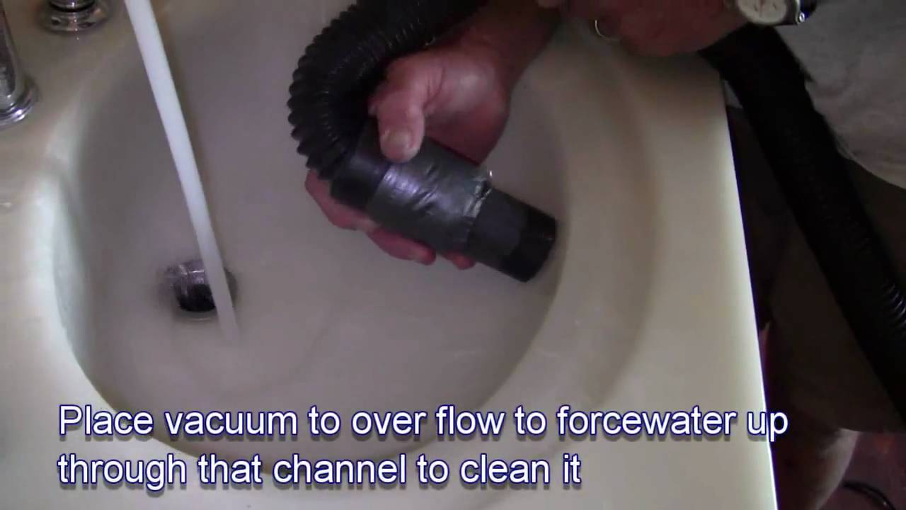 How To Unclog A Drain With A Wet/Dry Vacuum