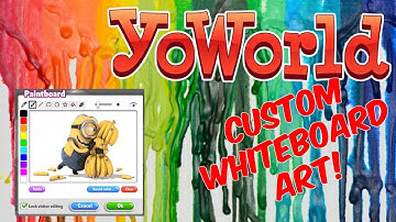 HOW TO: Create YoWorld Custom Whiteboard Art Using Fiddler 2017 (updated routine/compress image)