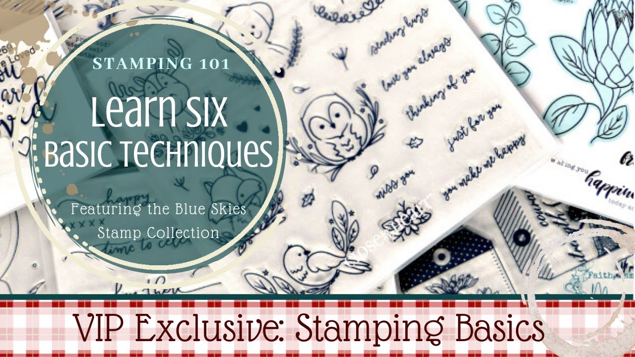 Stamping 101/Six Basic Stamping Techniques - YouTube