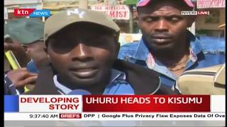 Nyeri residents happy with how Kisumu residents have treated President Uhuru