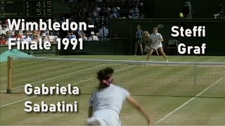 Wimbledon Finale 1991 Steffi Graf - Gabriela Sabatini (in HD)