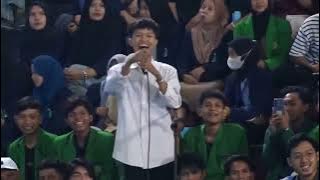 Keras AMIN dan Rocky Gerung Berdiskusi dengan MIMBAR BEBAS Mahasiswa Kritis dari Surabaya