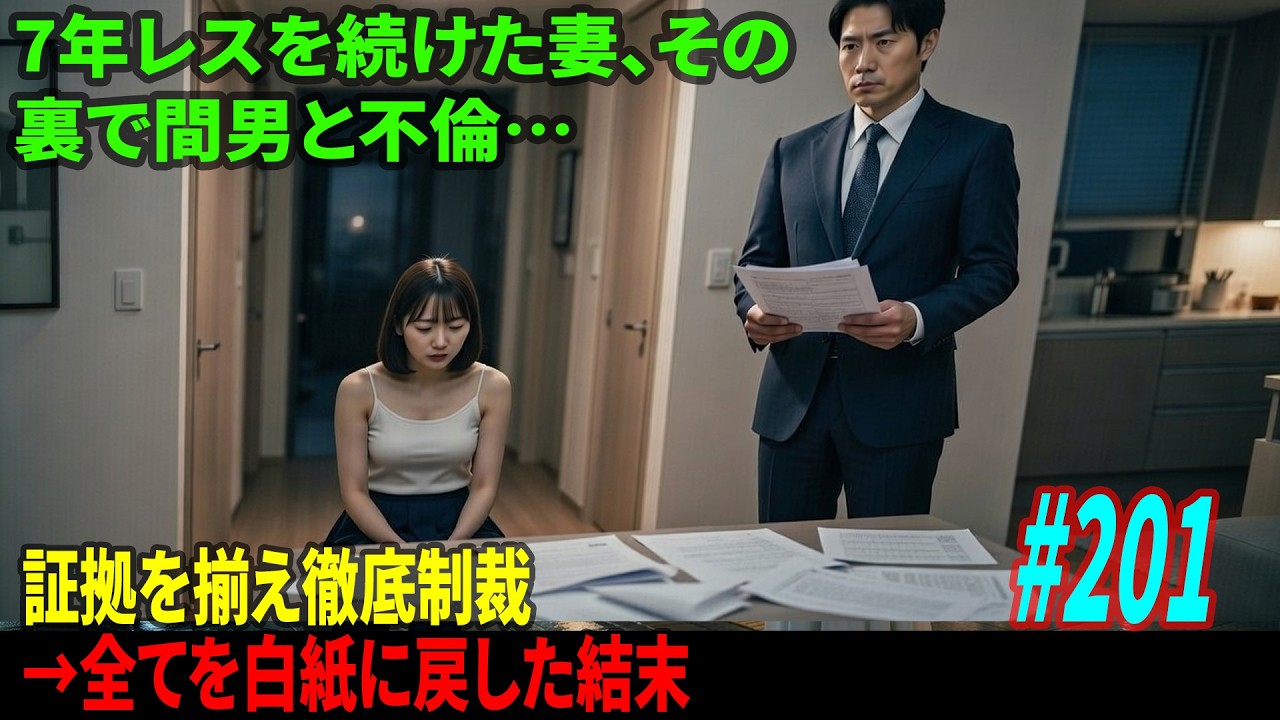 7年レスを続けた妻、その裏で間男と不倫…証拠を揃え徹底制裁→全てを白紙に戻した結末