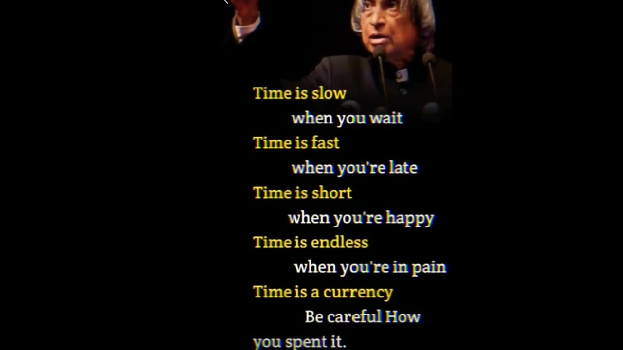 APJ Abdul kalam motivation thought!                whatsapp status video!