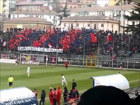 Potenza - Bisceglie 11/01/2015 ingresso in campo e festeggiamenti a fine gara