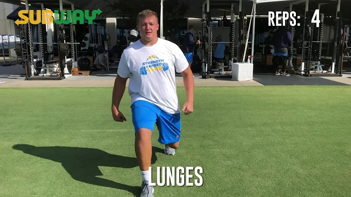 Football Warm Up w/ LA Chargers Nate Gilliam