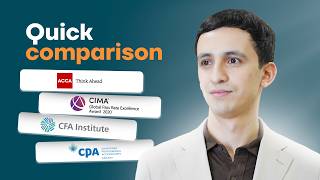 Major Finance and Accounting certifications: ACCA, CIMA, CFA and CPA compared