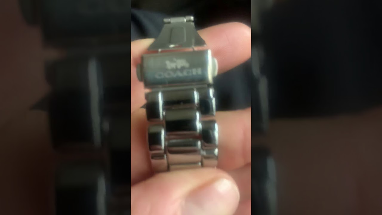 coach watch original
