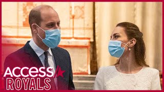 Kate Middleton & Prince William Lock Eyes at Royal Wedding Venue