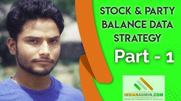 Stock & Party Balance Data Strategy Using Ms Access | Hindi | Urdu (Part - 1)
