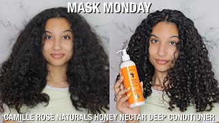 Camille Rose Naturals Fresh Honey Nectar Deep Conditioner Review | Mask Monday