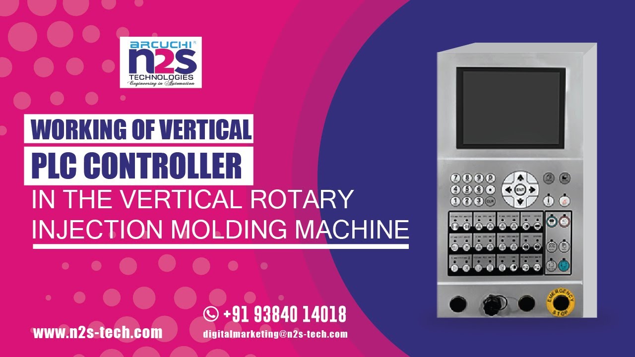 And R Injection Molding Machine Controller Vertical PLC Controller | Vertical Rotary Injection Molding Machine ...