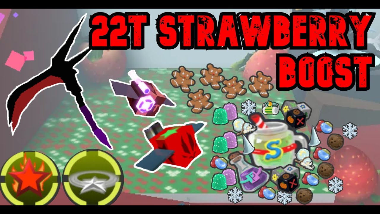 22T Strawberry Field Boost | Bee Swarm Simulator