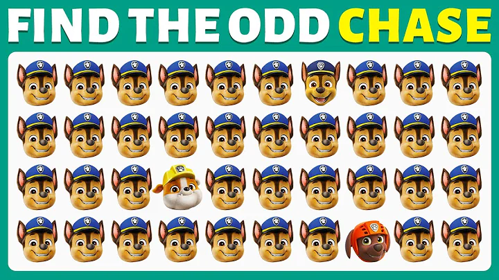 Find the ODD One Out - Paw Patrol Edition🐶👮🚒 | Easy, Medium, Hard Levels | Cow Quiz