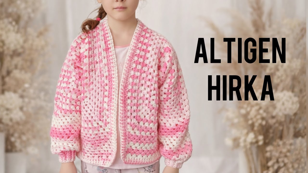 Easy Hexagon Cardigan for 6-7 Year Olds | Knitting Sharing