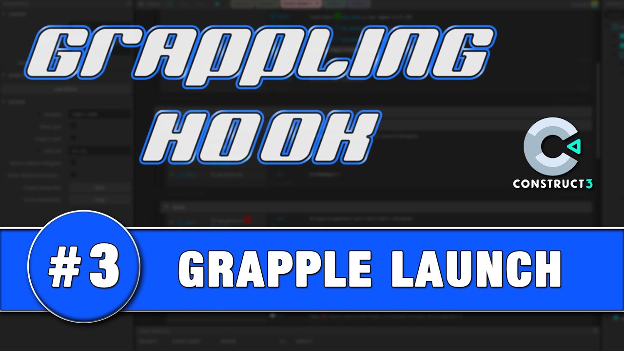 Construct 3 Tutorial #3 - GRAPPLING HOOK - Launching the Grapple - YouTube