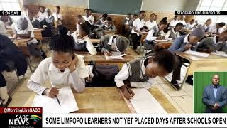 Some Limpopo learners not placed days after schools re-opened