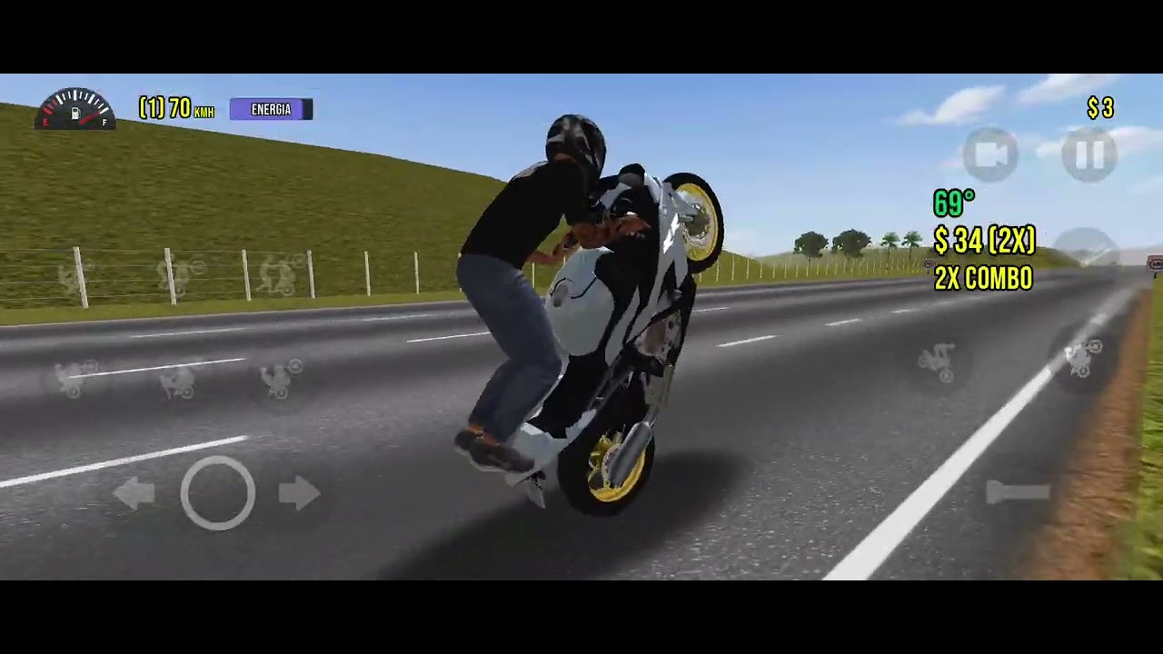 Eu no moto Wheeler 3D com a RR 1000