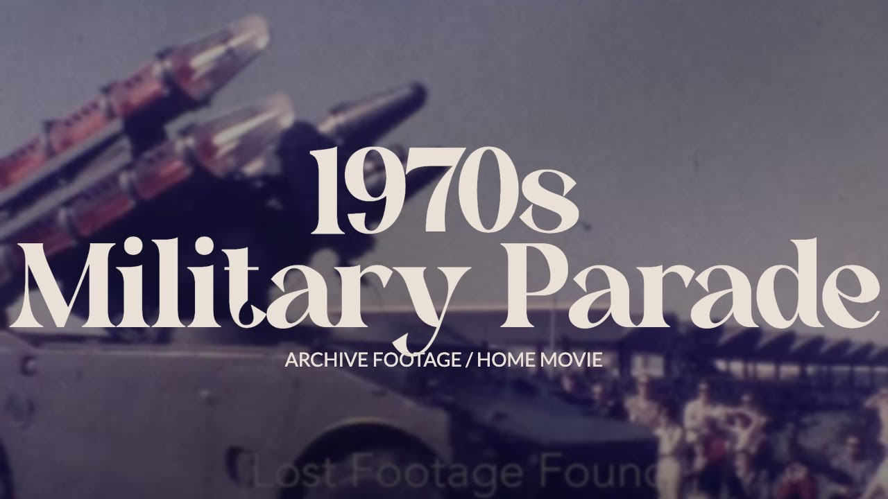 1970s Military Parade | Vintage Archival Film of Ceremonies & Community Events