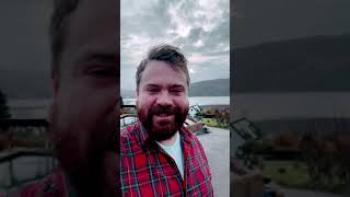 Staying in a Scottish Highland log cabin | #Shorts