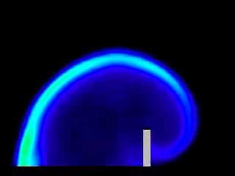 Shockwave hits a wall (60^3 grid)