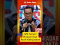 Refly Harun Bongkar Keras: Hukum Tunduk pada Kekuasaan, ‘Kalau Mau Aman, Datang ke Solo!’”