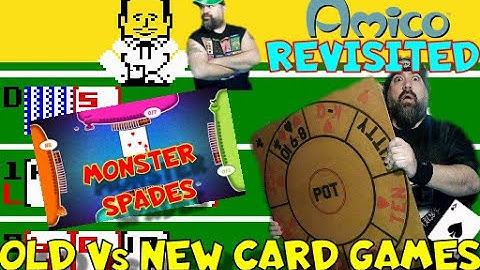 Intellivision AMICO REVISITED : Card Games Old Vs New-SPADES