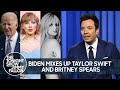 Biden Mixes Up Taylor Swift and Britney Spears, Trump&#39;s Cognitive Exam Results | The Tonight Show