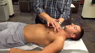 Percussion Anterior Thorax