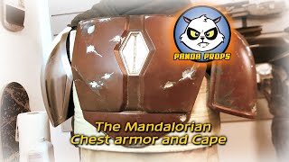 The Mandalorian Costume: Attaching the chest armor and cape
