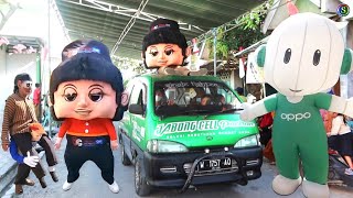 Badut Mampang Badut Oppo ikut Karnaval, Badut Mampang Joget Badut Gendong Lucu