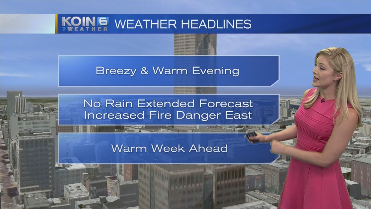 4pm Monday Evening Forecast KOIN 6 News July 24, 2017 - YouTube