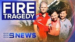 Community rallies around local family who lost three children in house fire | Nine News Australia 