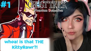 MY FIRST TIME PLAYING!! Whats this about 👀 | Ghost Trick: Phantom Detective [Ch. 1]