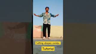 shuffle cutting shapes combo tutorial #dance #tutorial #shuffle #shuffletutorial #shufflecombo #yt