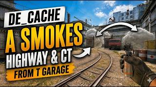 de_cache *OFFICIAL* Counter Strike 2 - A Smokes | Highway and CT | From T Garage