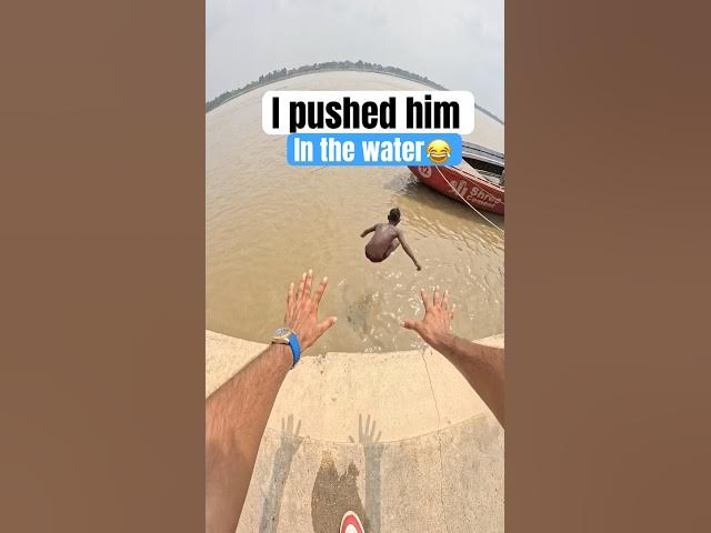 Most funny video in varanasi #funny #funny #funnyshorts #parkour #pov #shortsfeed